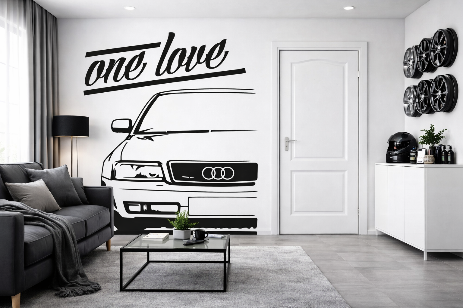 Naklejka AUDI 80