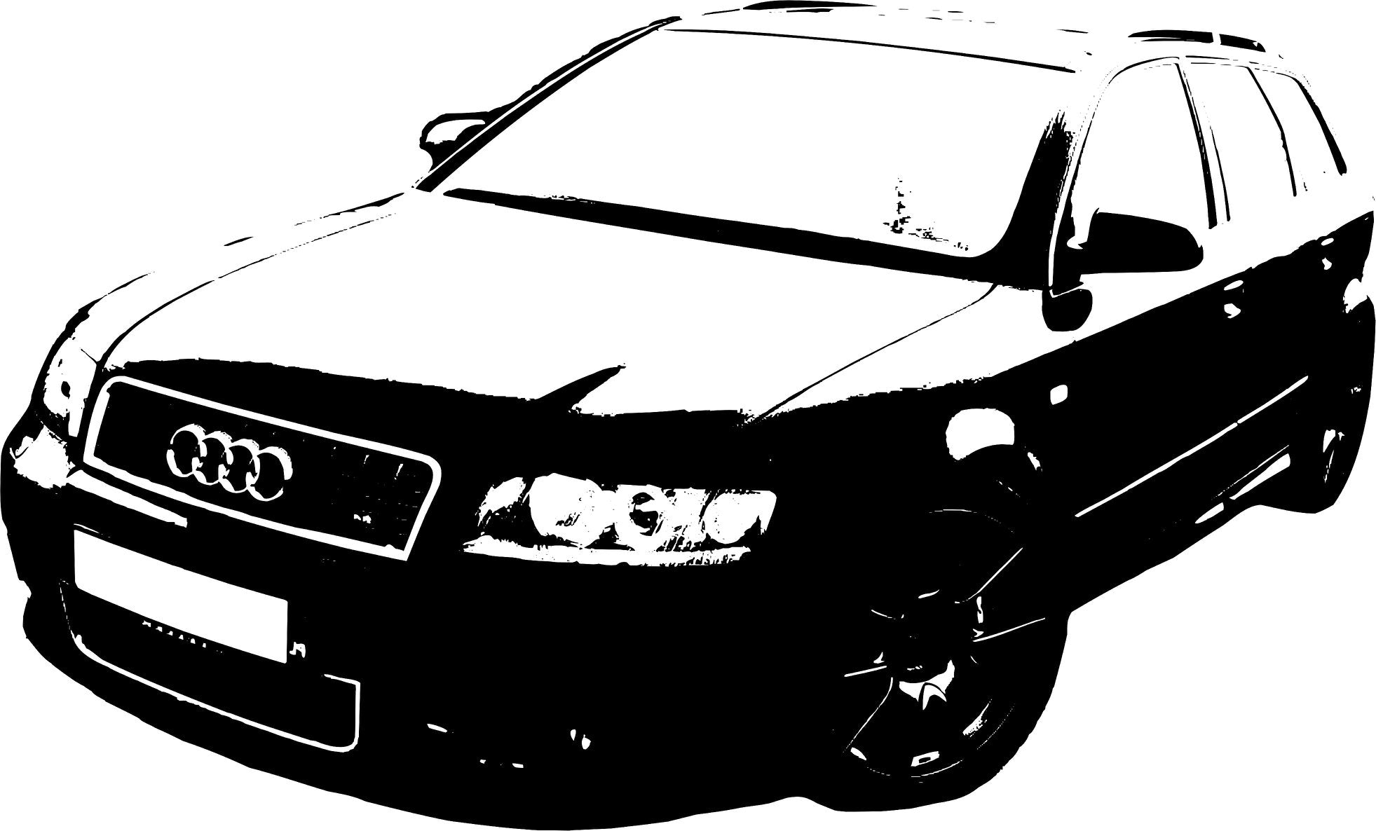 Naklejka AUDI A4