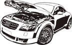 Naklejka Audi TT
