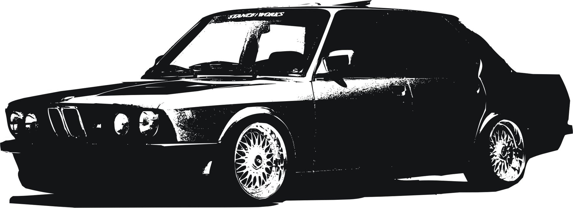 Naklejka BMW E28
