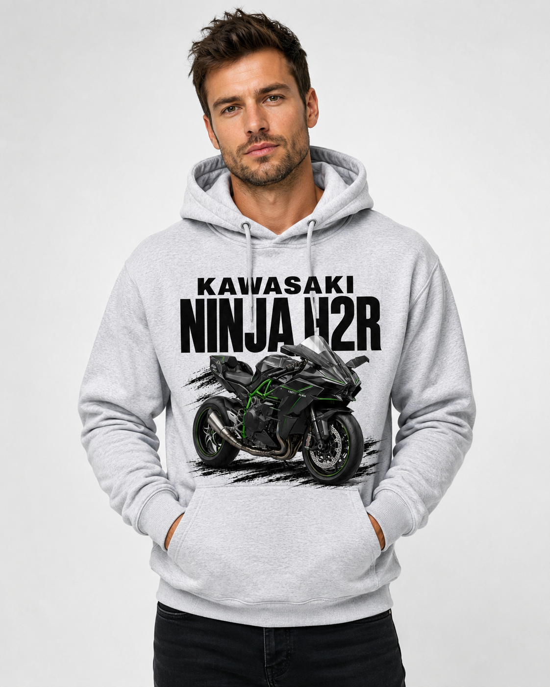 ADHD | Bluza z kapturem KAWASAKI NINJA H2R