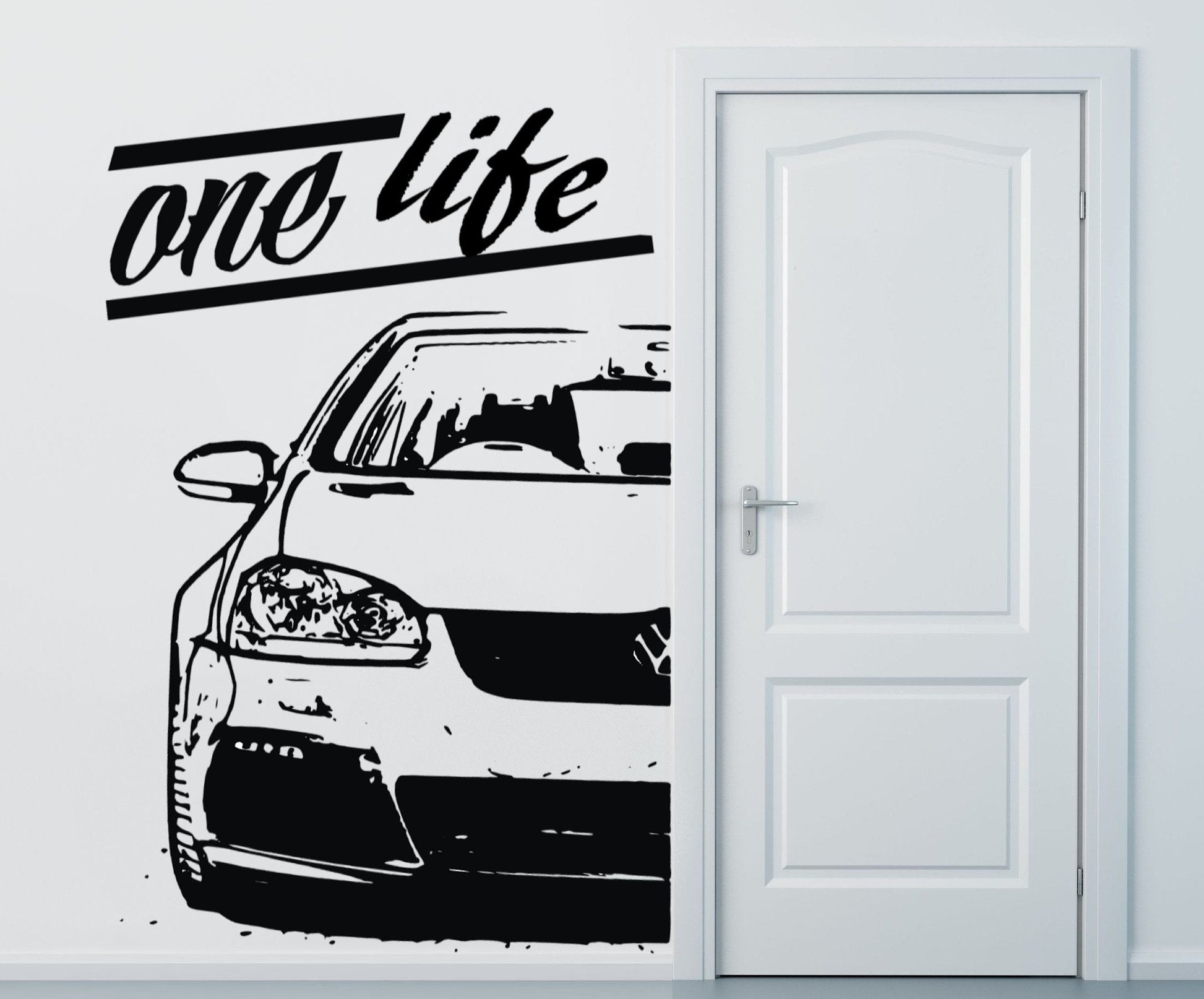 Naklejka VW GOLF 5 DRZWI