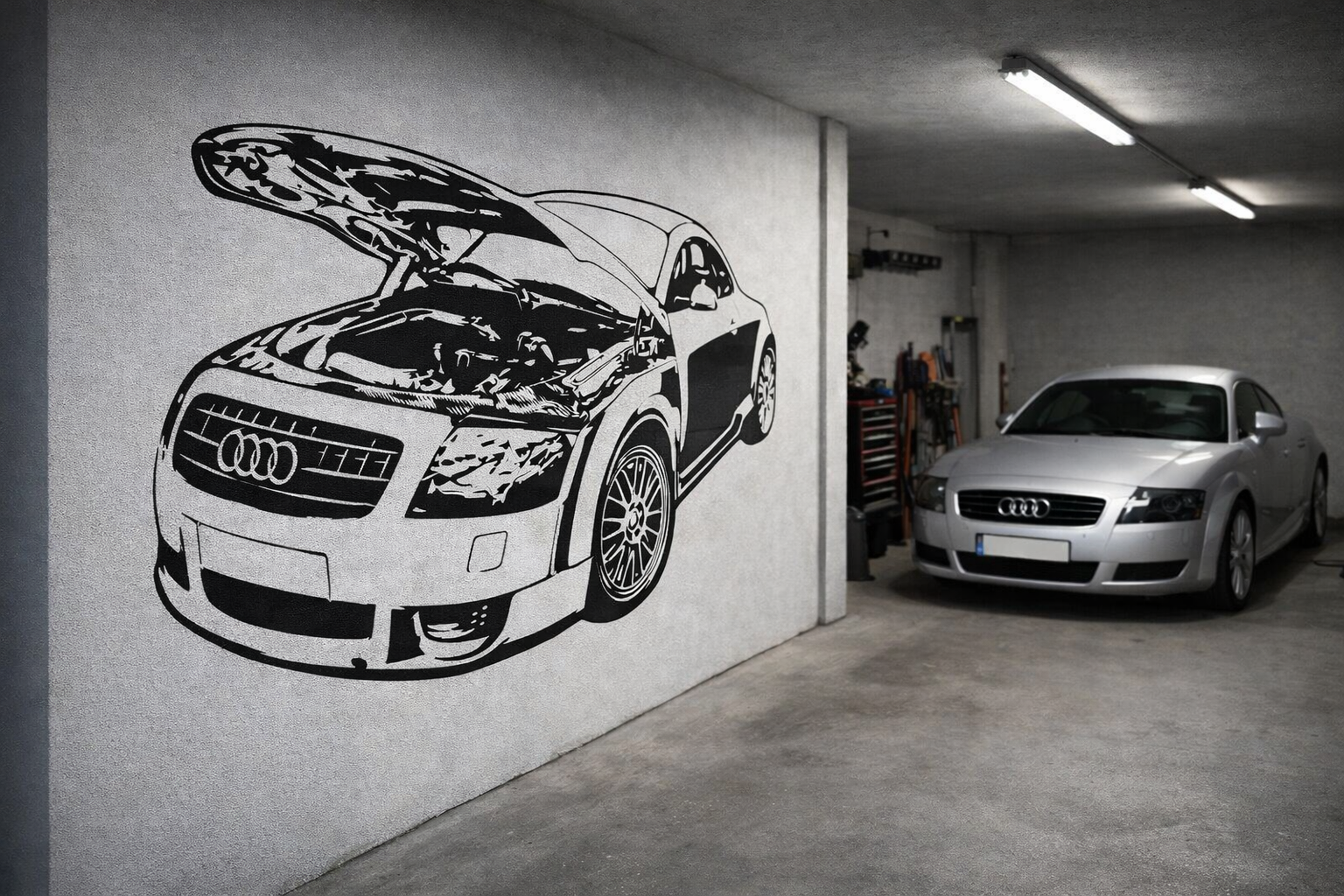 Naklejka Audi TT