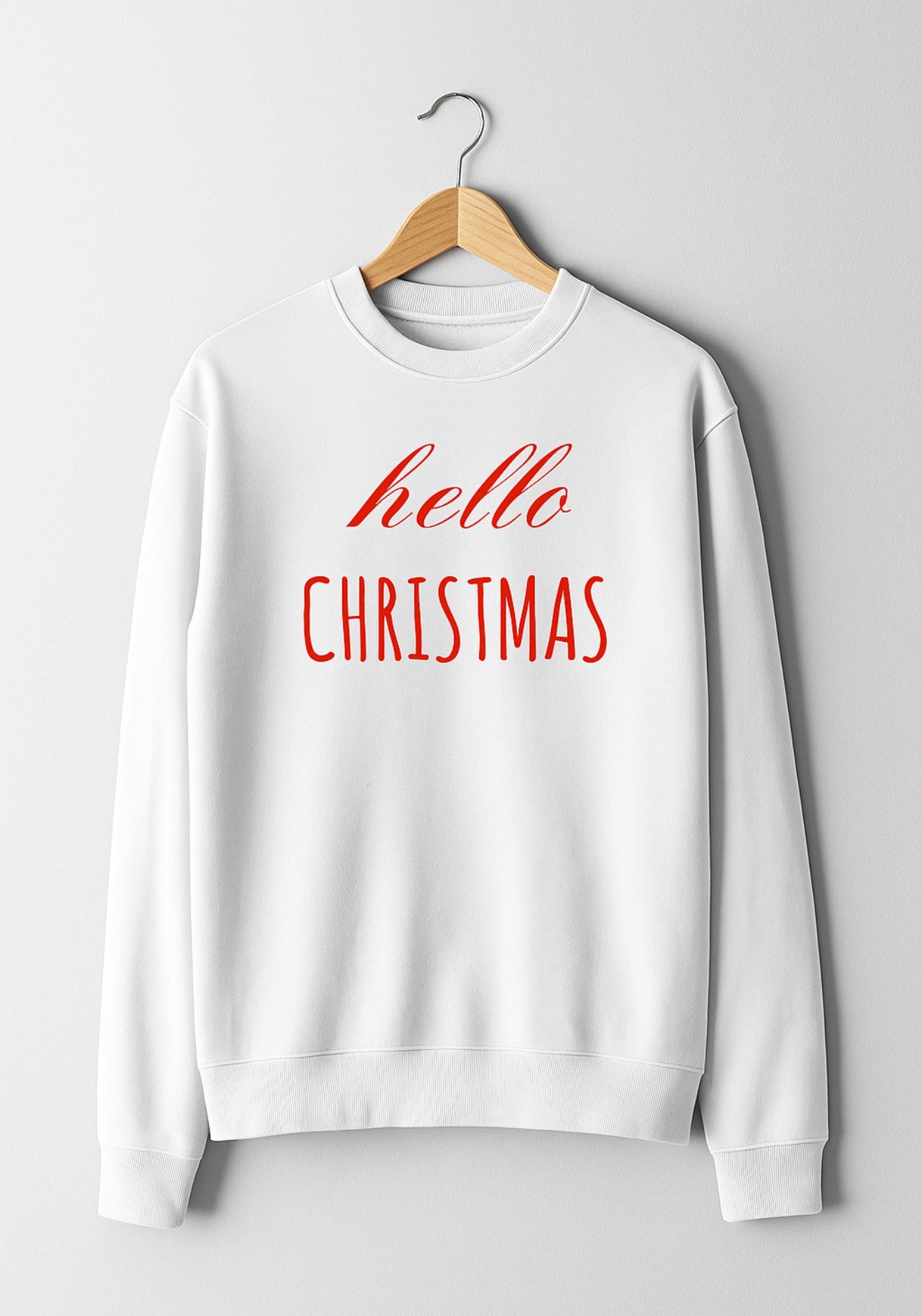 BLUZA BEZ KAPTURA święta HELLO CHRISTMAS