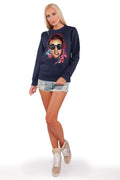 Bluza damska COLOUR granatowa 1603