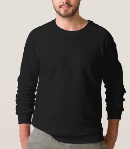 Bluza gładka męska czarna
