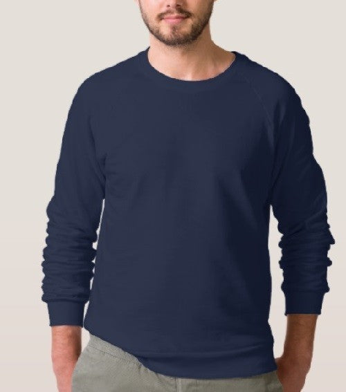 Bluza gładka męska granatowa