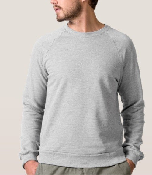 Bluza gładka męska szara