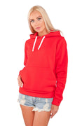 Bluza kangurka damska czerowna