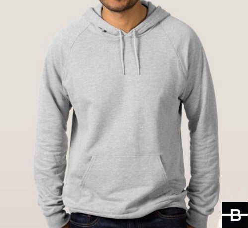 Bluza kangurka męska szara