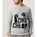Bluza męska DZIKI CHŁOP szara 1603