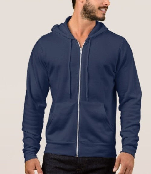 Bluza na zamek męska granatowa