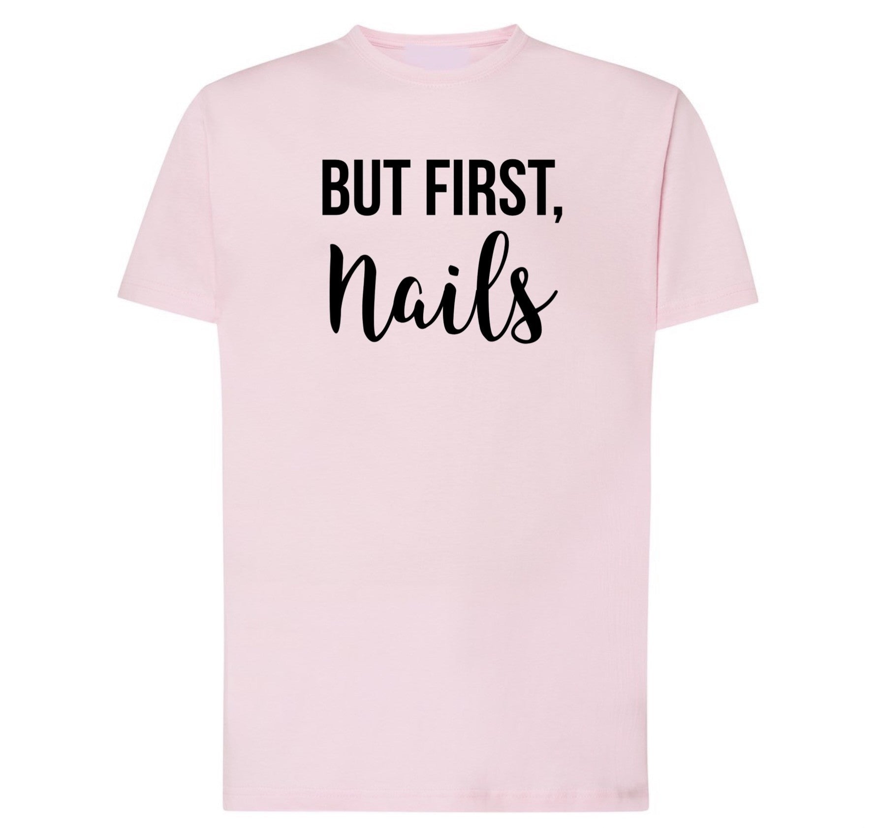 KOSZULKA BUT FIRST, Nails