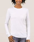 Long sleeve damska biała