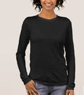 Long sleeve damska czarna