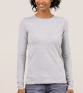 Long sleeve damska szara
