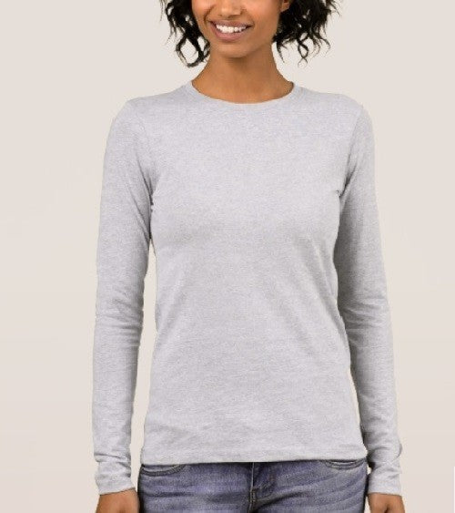 Long sleeve damska szara