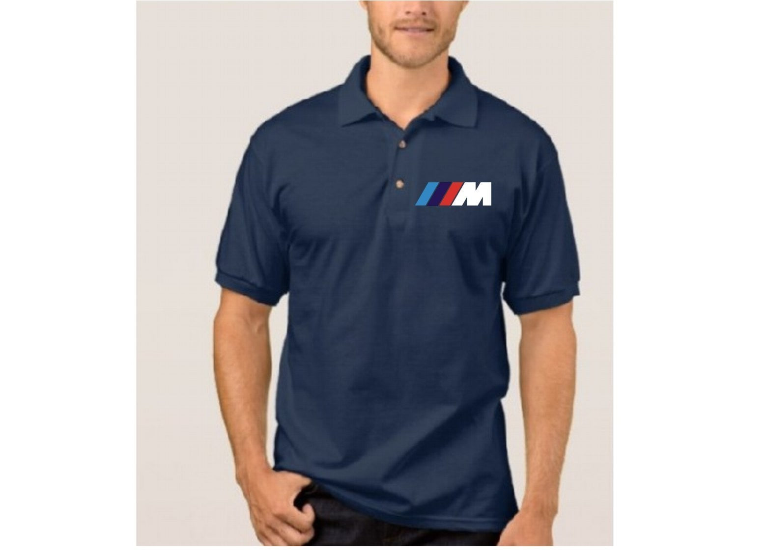 Polo męska M POWER granatowa