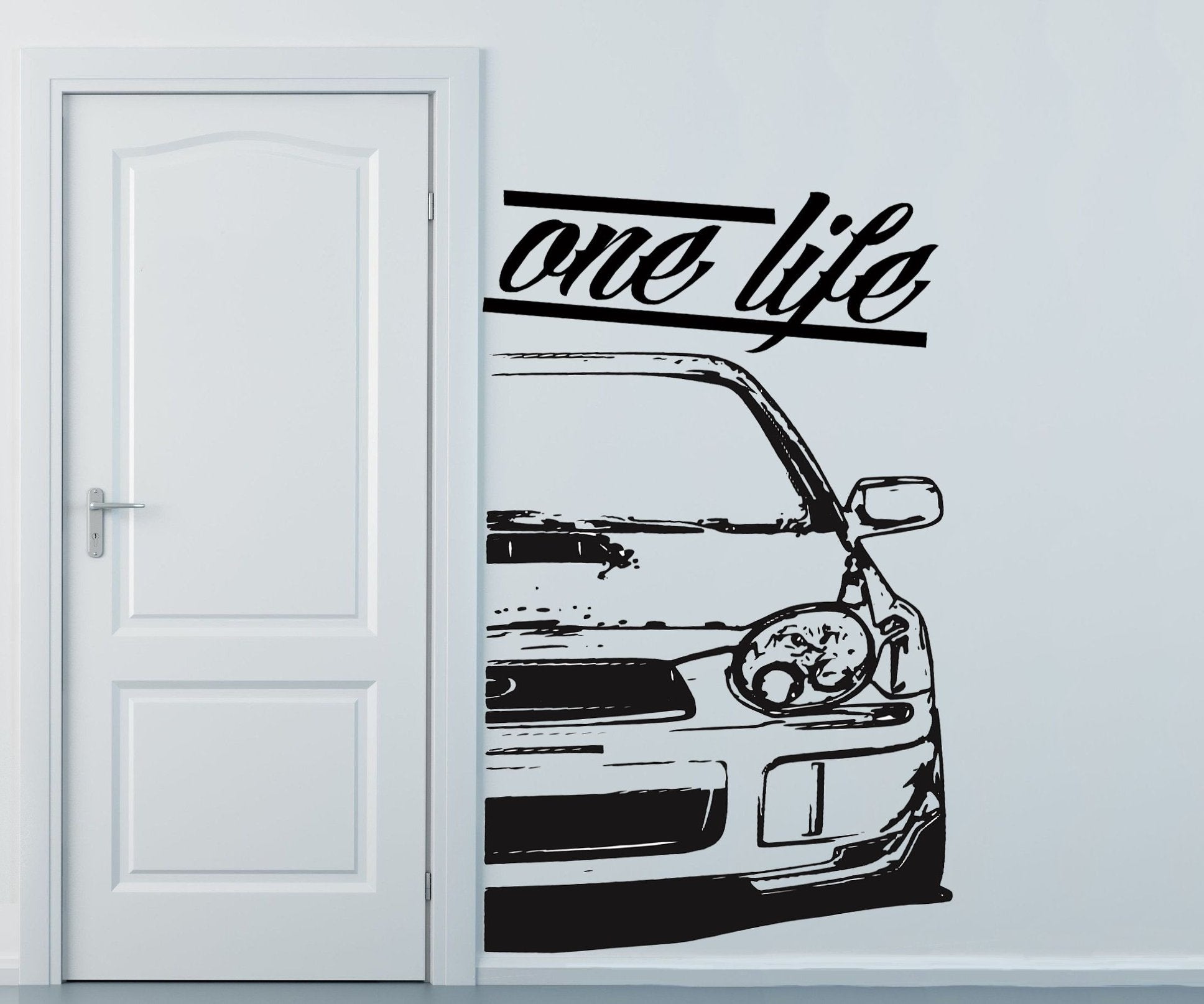 Naklejka SUBARU IMPREZA DRZWI