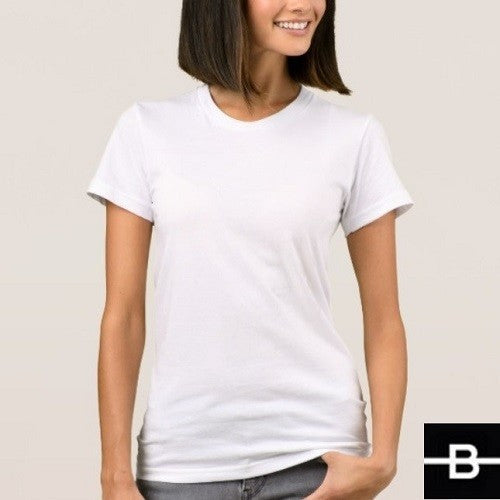 T-shirt damski biały