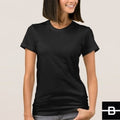 T-shirt damski czarny