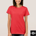 T-shirt damski czerwony
