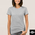 T-shirt damski szary