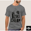 T-shirt męski DZIKI CHŁOP grafit