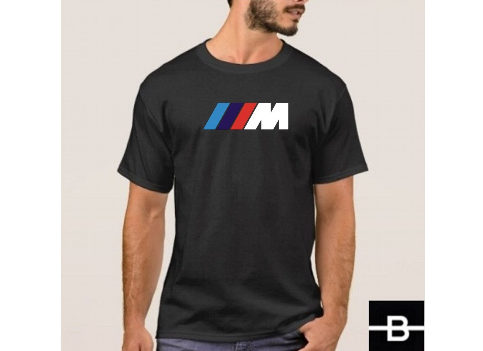 T-shirt męski M POWER czarny