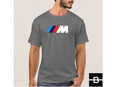 T-shirt męski M POWER grafitowy