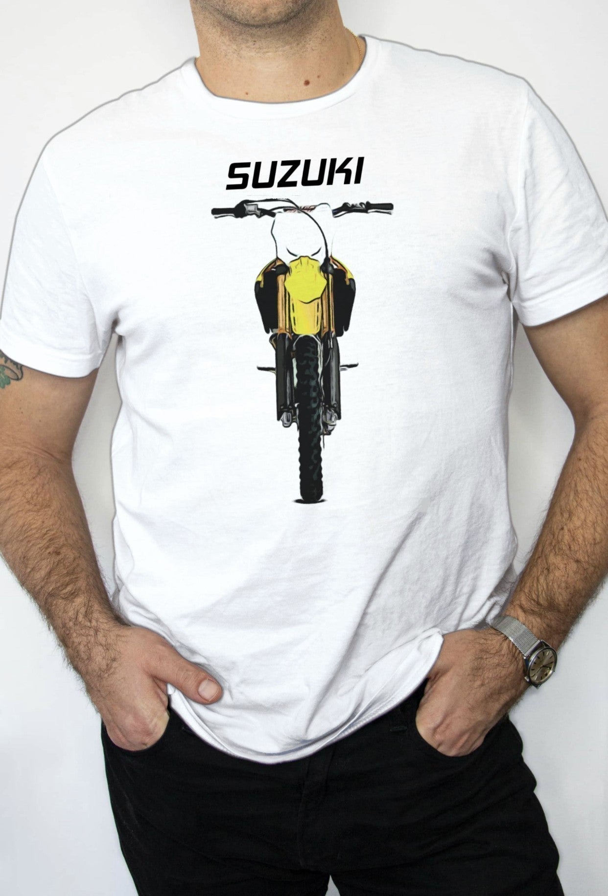 T-SHIRT MĘSKI CROSS SUZUKI