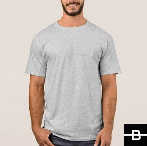 T-shirt męski szary