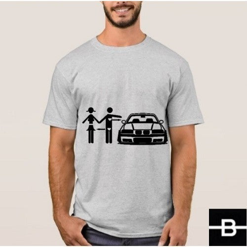 T-shirt męski wzór 1 szary