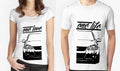 Zestaw koszulek dla pary kontury VW GOLF 5