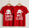 Zestaw koszulek święta SANTA & MRS CLAUS